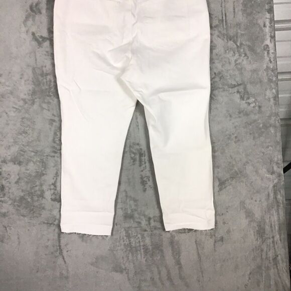 Madewell Womens 18W Plus Perfect Vintage Jean Tile White Raw Hem NWT - Picture 9 of 16